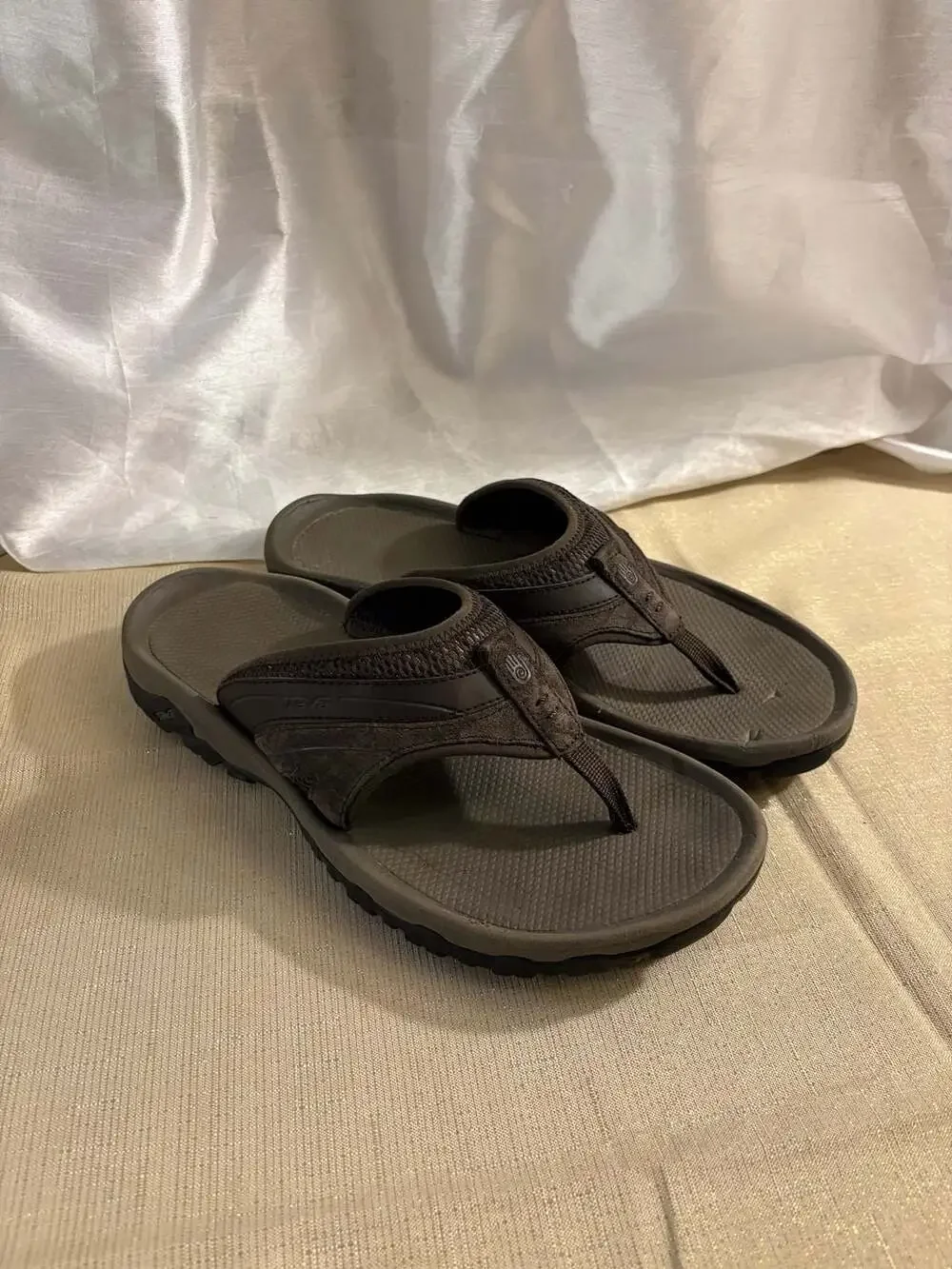 Teva Men's Pajaro Flip Flop Thong Sandals Turkish Coffee Brown